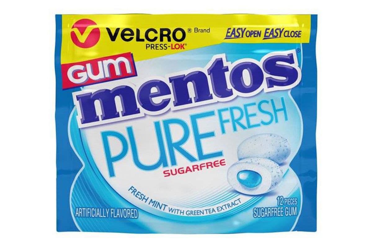 Mentos - Gomme Menthe Fraîche / Fresh Mint Gum (12 pcs)
