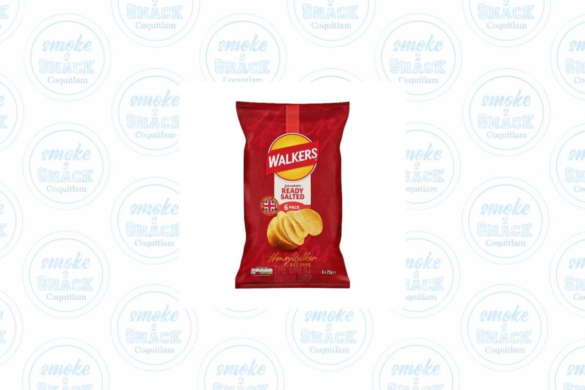 Walkers Ready Salated 6 Pack 150g