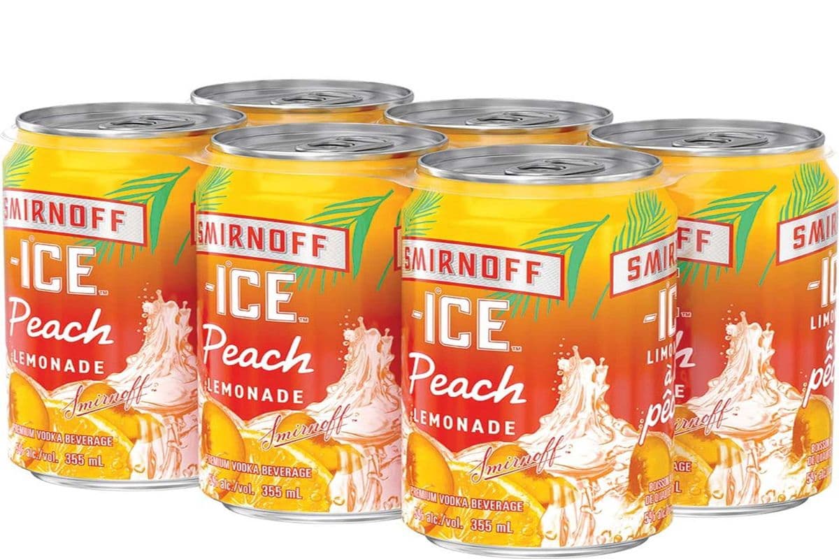 Smirnoff Ice Peach Lemonade 6 CANS (6 x 355 ML)