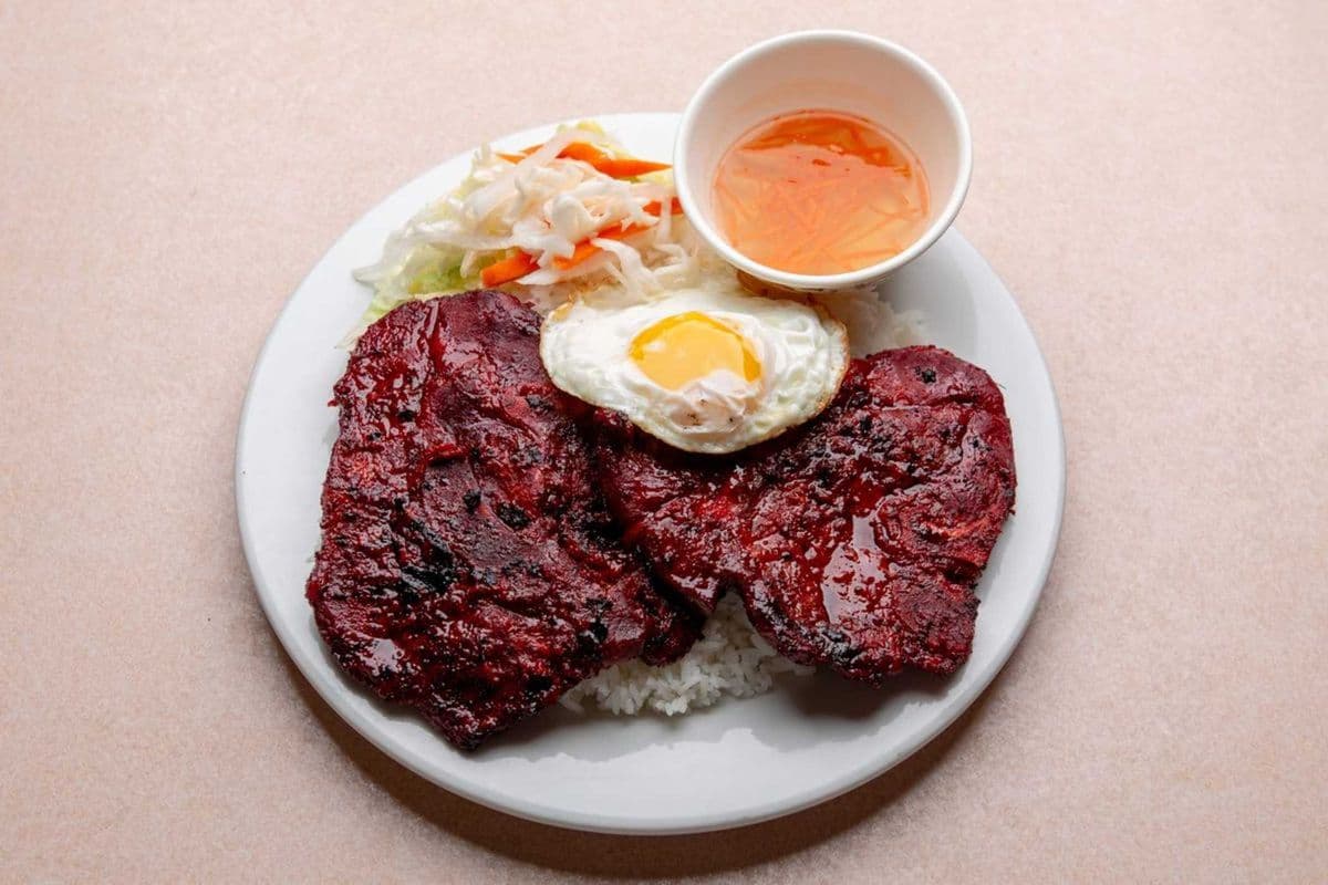 Pork Chop with Egg