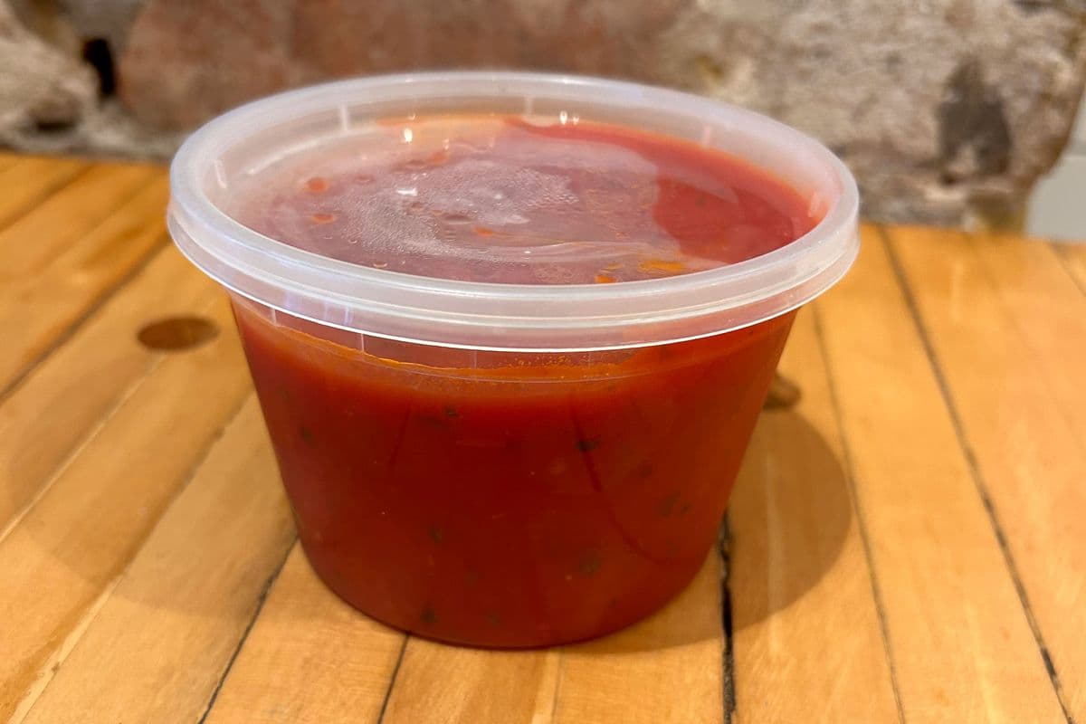 Our tomato sauce