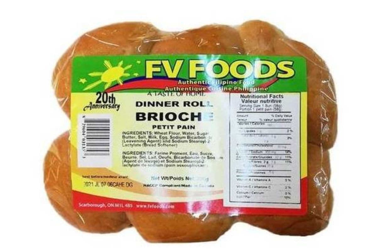 FV Foods · Brioche Dinner roll