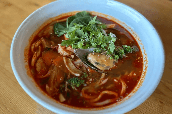 Spicy Seafood Udon