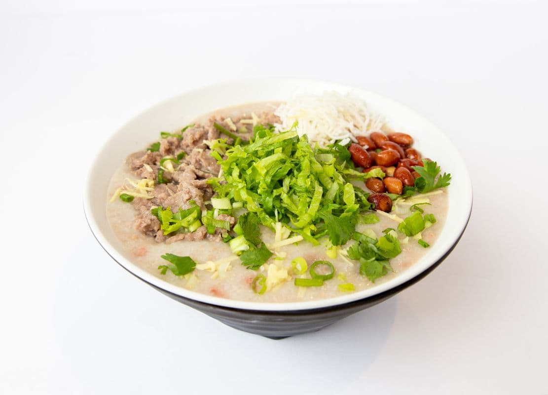 C4 Minced Beef Congee (碎牛粥)