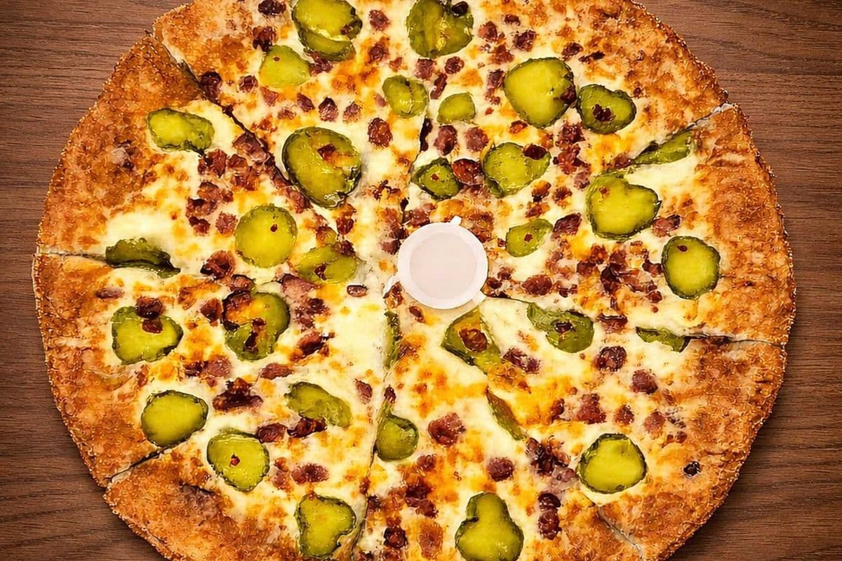 6. Zesty Pickle Crunch Pizza -10" Small