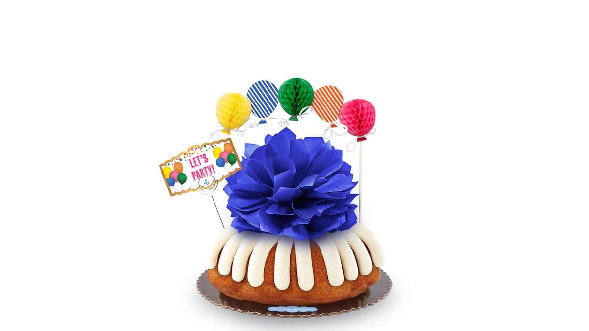 Let's Party Decorated Bundt