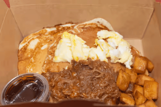 Pulled Pork Pancakes (3 pcs)