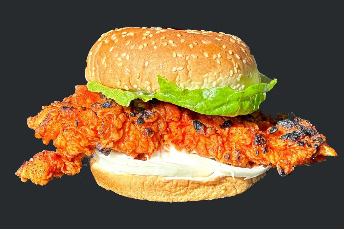 Crispy Peri Peri Burger