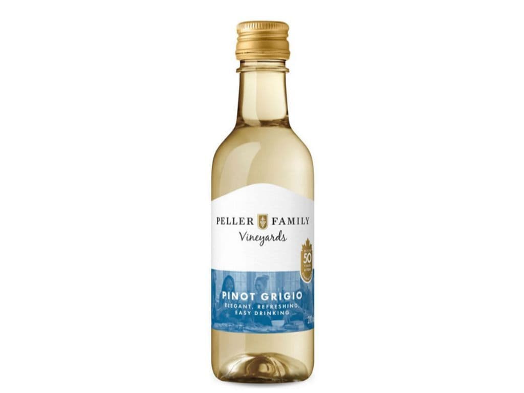 Peller Estates Pinot Grigio, Individual 200mL bottle white wine (12.0% ABV)