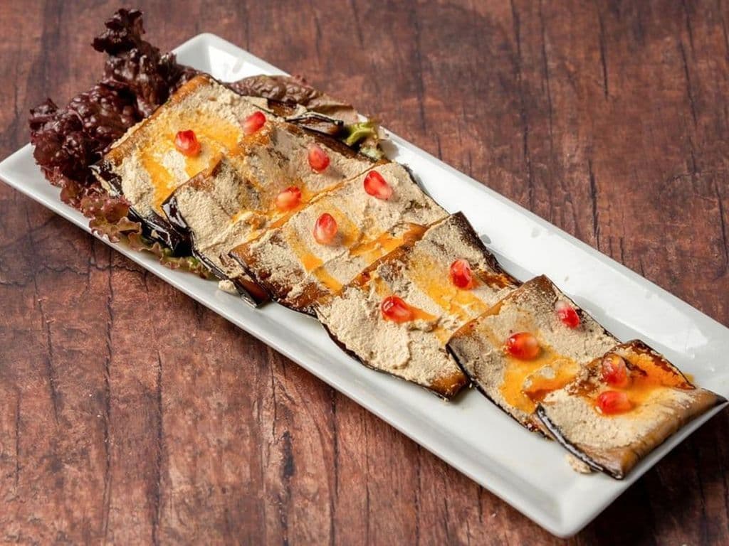 Eggplant Rolls with walnuts