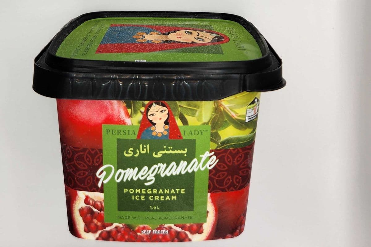 Pomegrante Ice Cream Family Size