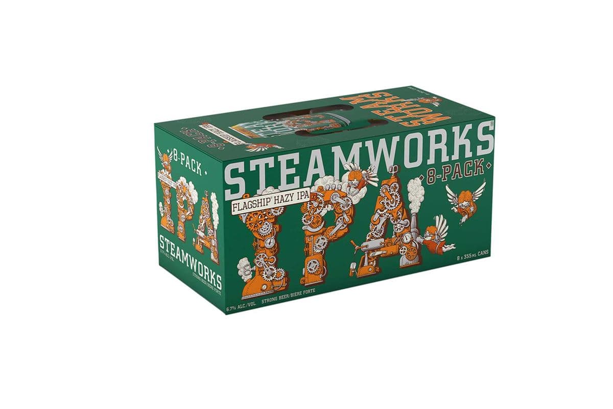 841490. STEAMWORKS - FLAGSHIP IPA (8 x 355ML (CANS))