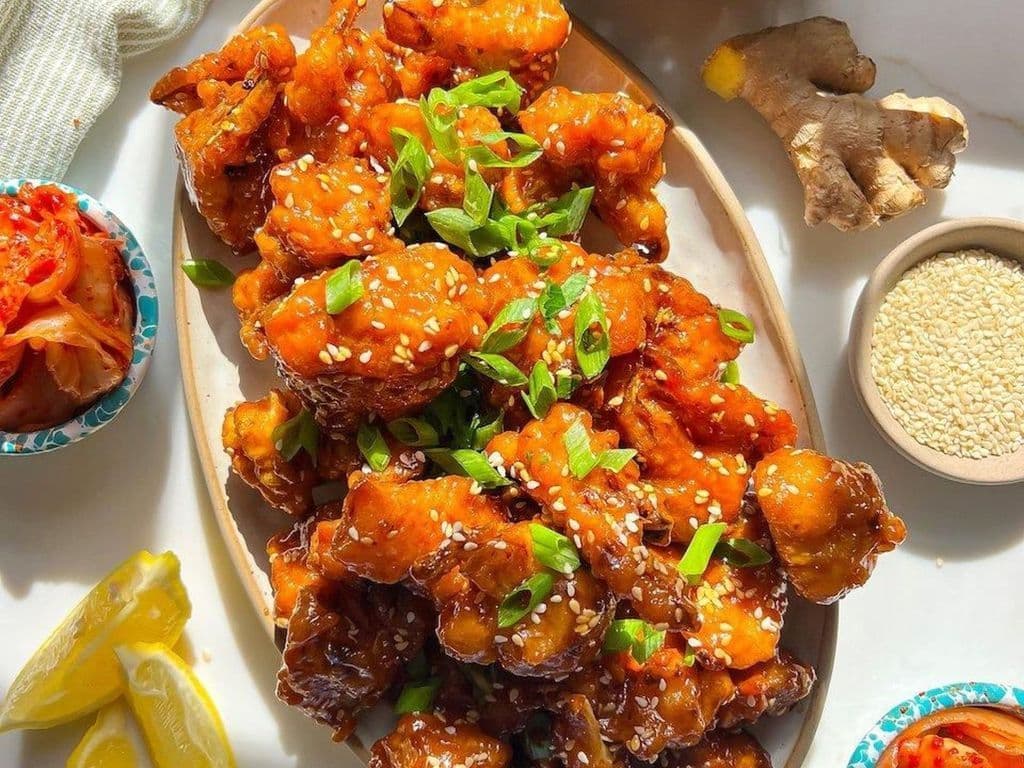 Honey Glazed Cauliflower