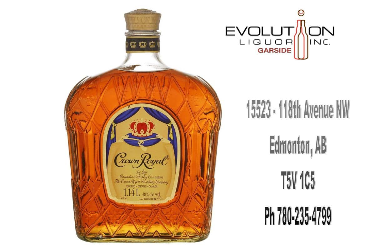Crown Royal Canadian Whisky 1140G (1 x 1.14L Glass Bottle)