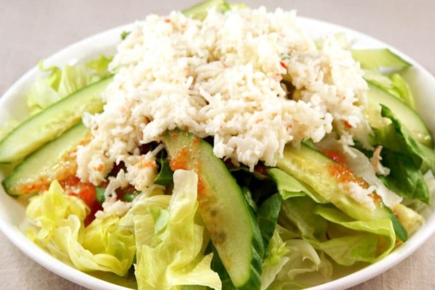 Crab Green Salad