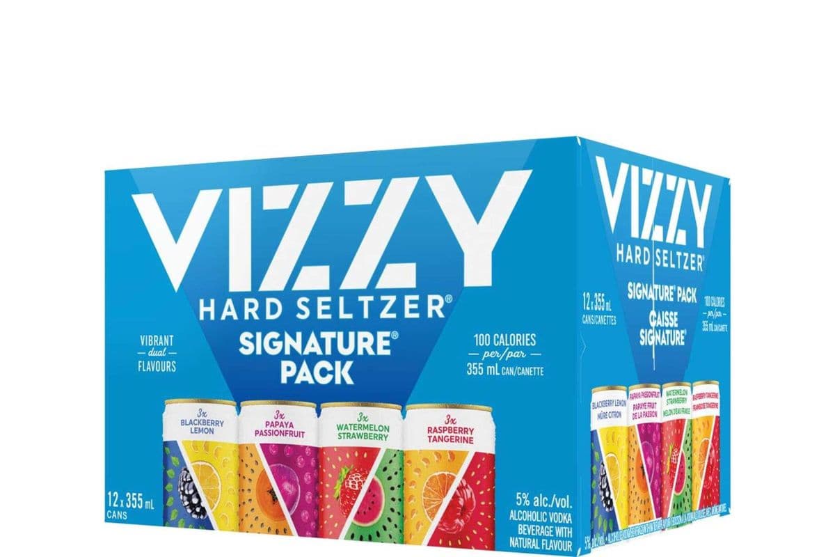 VIZZY HARD SELTZER SIGNATURE 12PACK (1 X 12*355ML) (1 x 355ML)