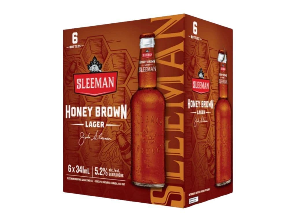 Sleeman Honey Brown Lager 6pk btl
