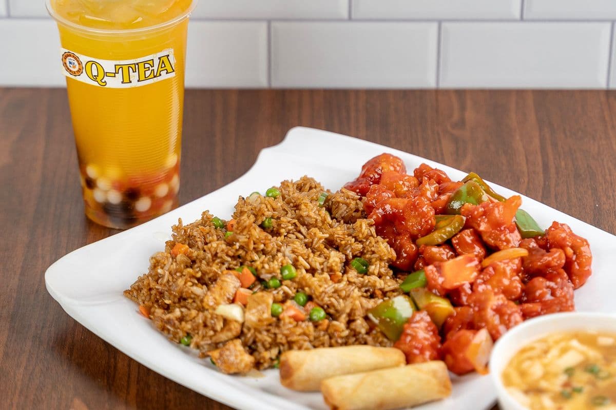 611. Sweet & Sour Chicken Combo (Halal)