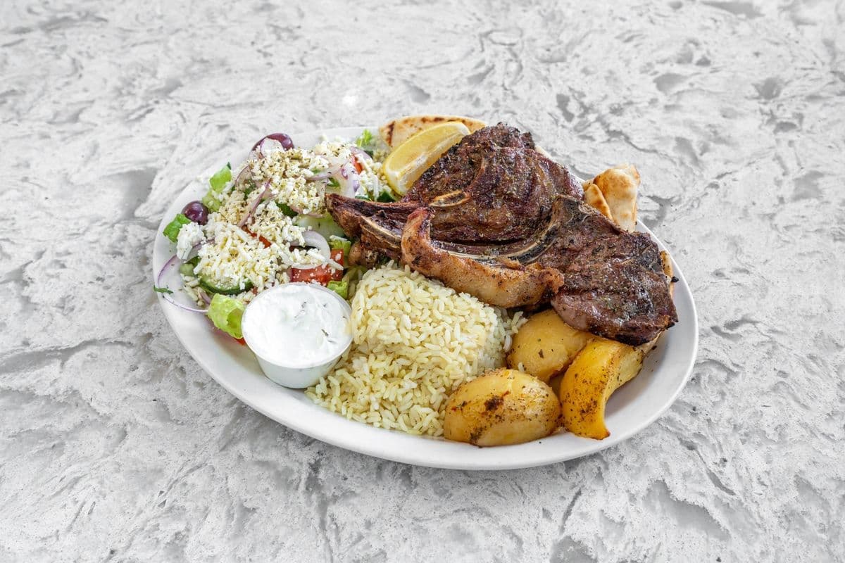 Lamb Chop Dinner (4 pcs)
