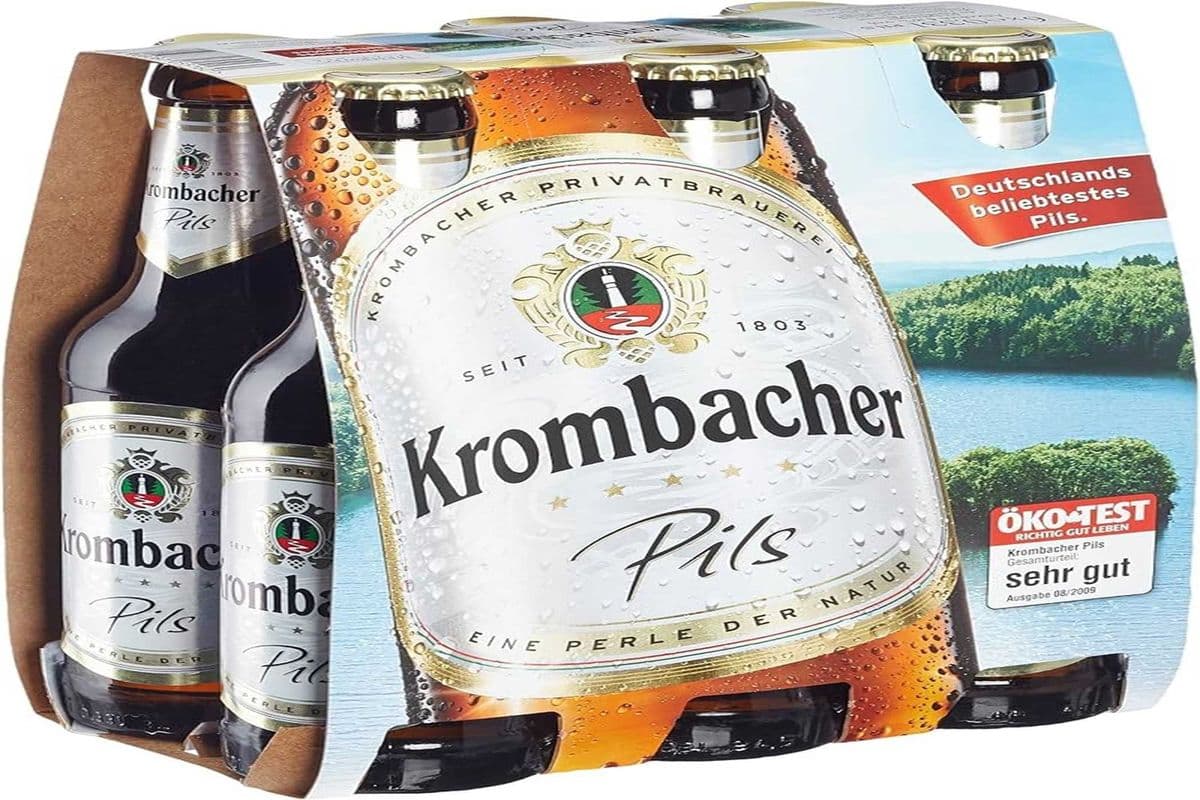 KROMBACHER PILS BEER 6 BOTTLES (6 x 330ML)