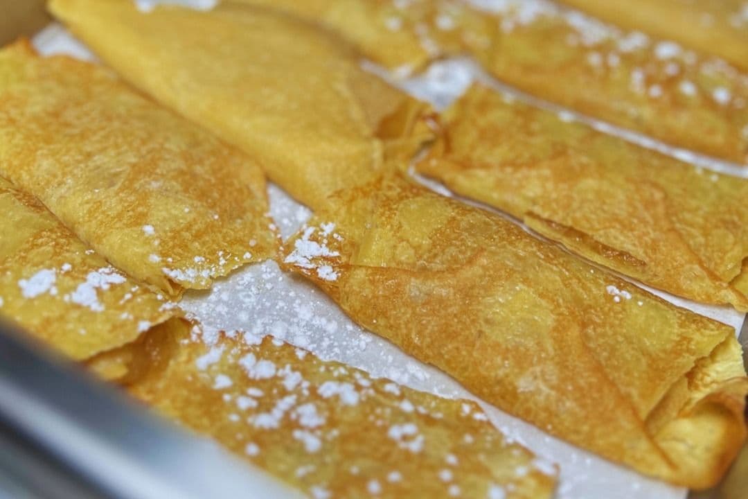 Apple Stuffed Crepes