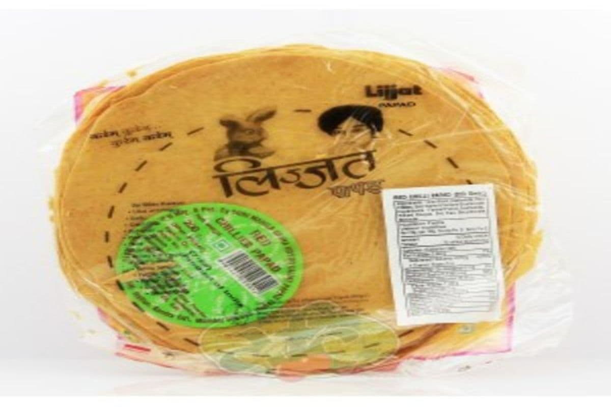 Lijjat Papad Green Chili (200g)
