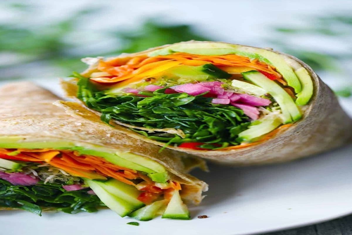 Vegetable Wrap (390 cal)