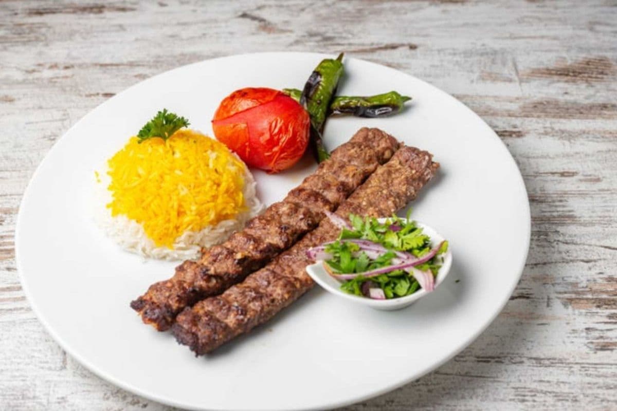 Koobideh Kabob With Bulgur Pilaff