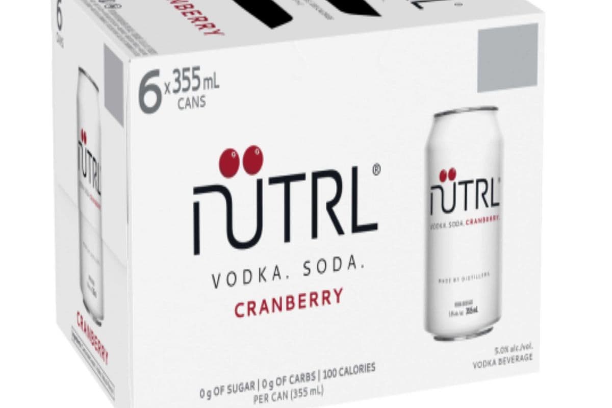 Nutrl Vodka Cranberry (6 Cans) (6 x 355 ML) (6 x 6*355ML)