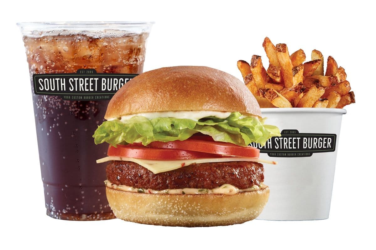 Veggie Cheeseburger Combo