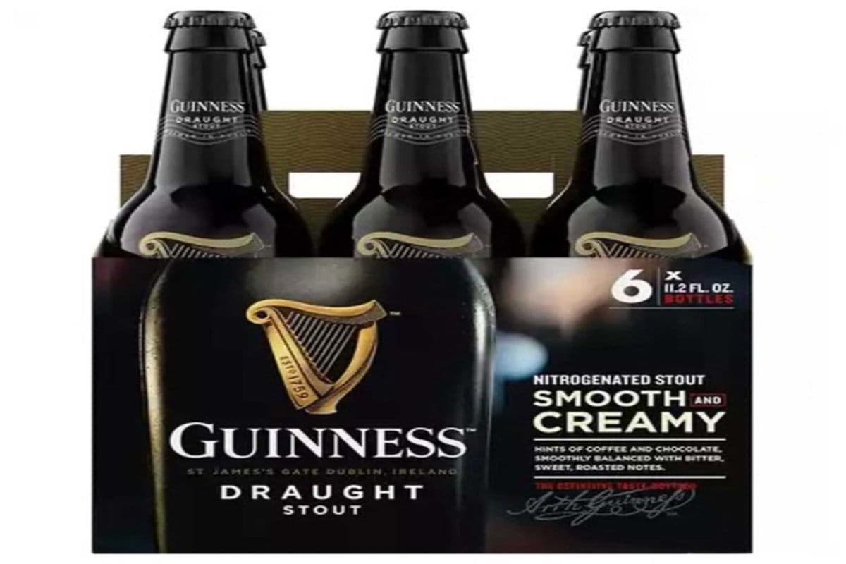 GUINNESS DRAUGHT BOTTLES 6 BOTTLES (6 x 440ML)