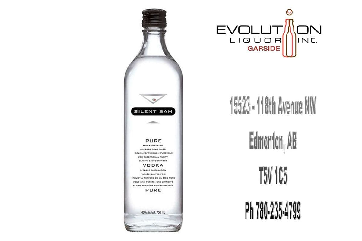 Silent Sam Vodka 0750G (1 x 750ml Glass Bottle)