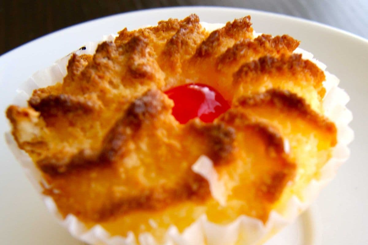 coconut cherry tart