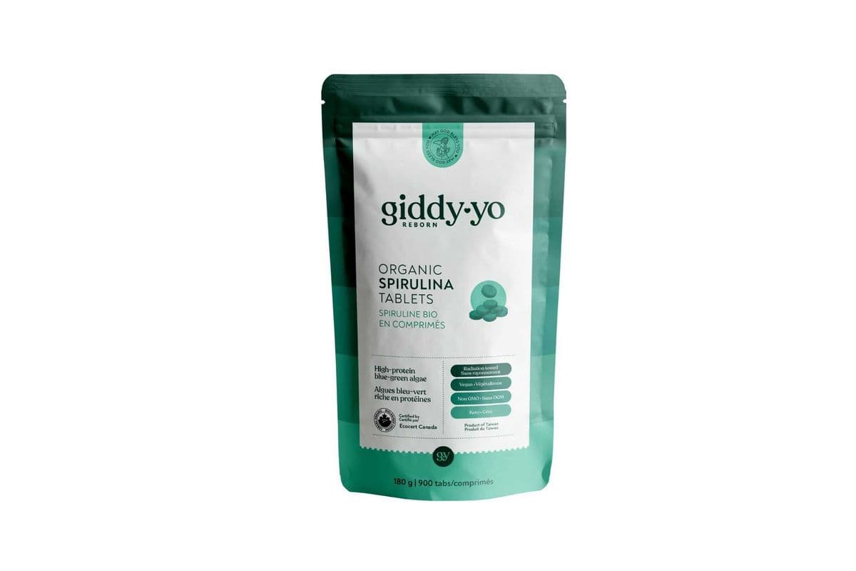 SPIRULINA TABLETS, 180 G, ORGANIC, LAB TESTED, CULTIVATED IN TAIWAN, VEGAN, GLUTEN FREE (180 g)