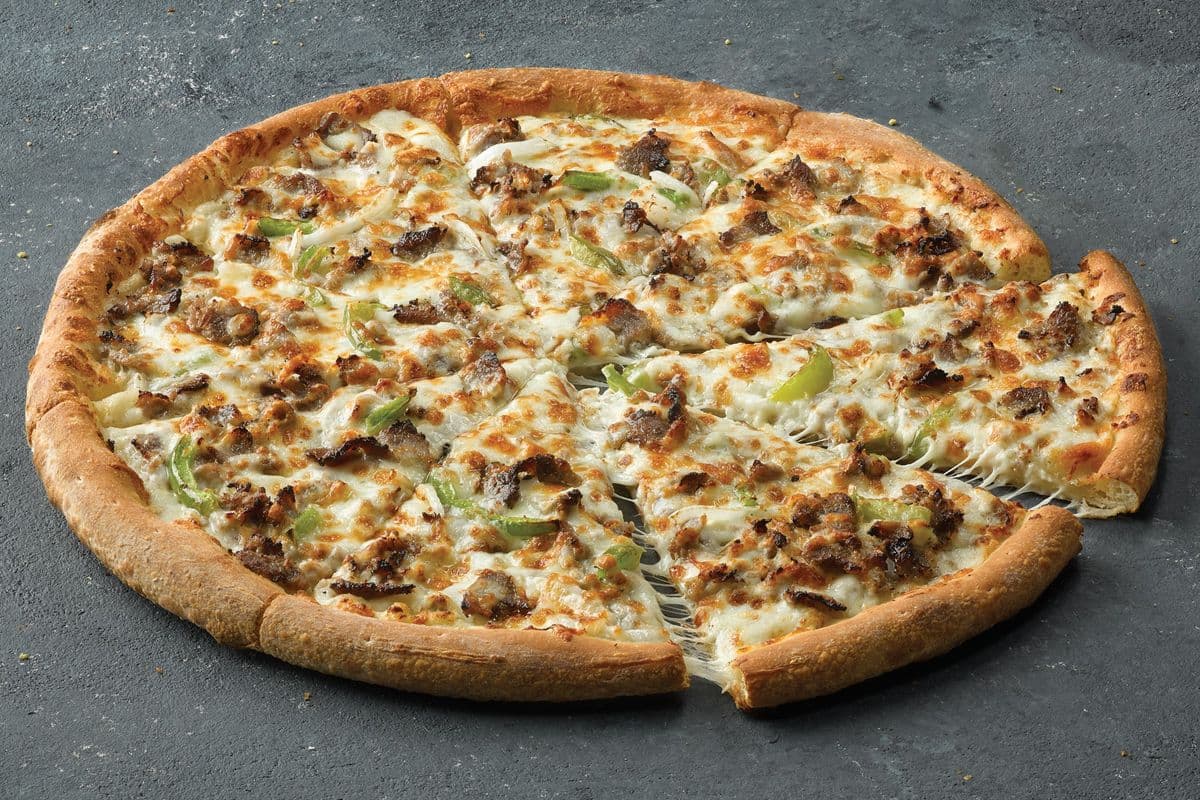 Extra Large Speciality Philly Cheesesteak Pizza