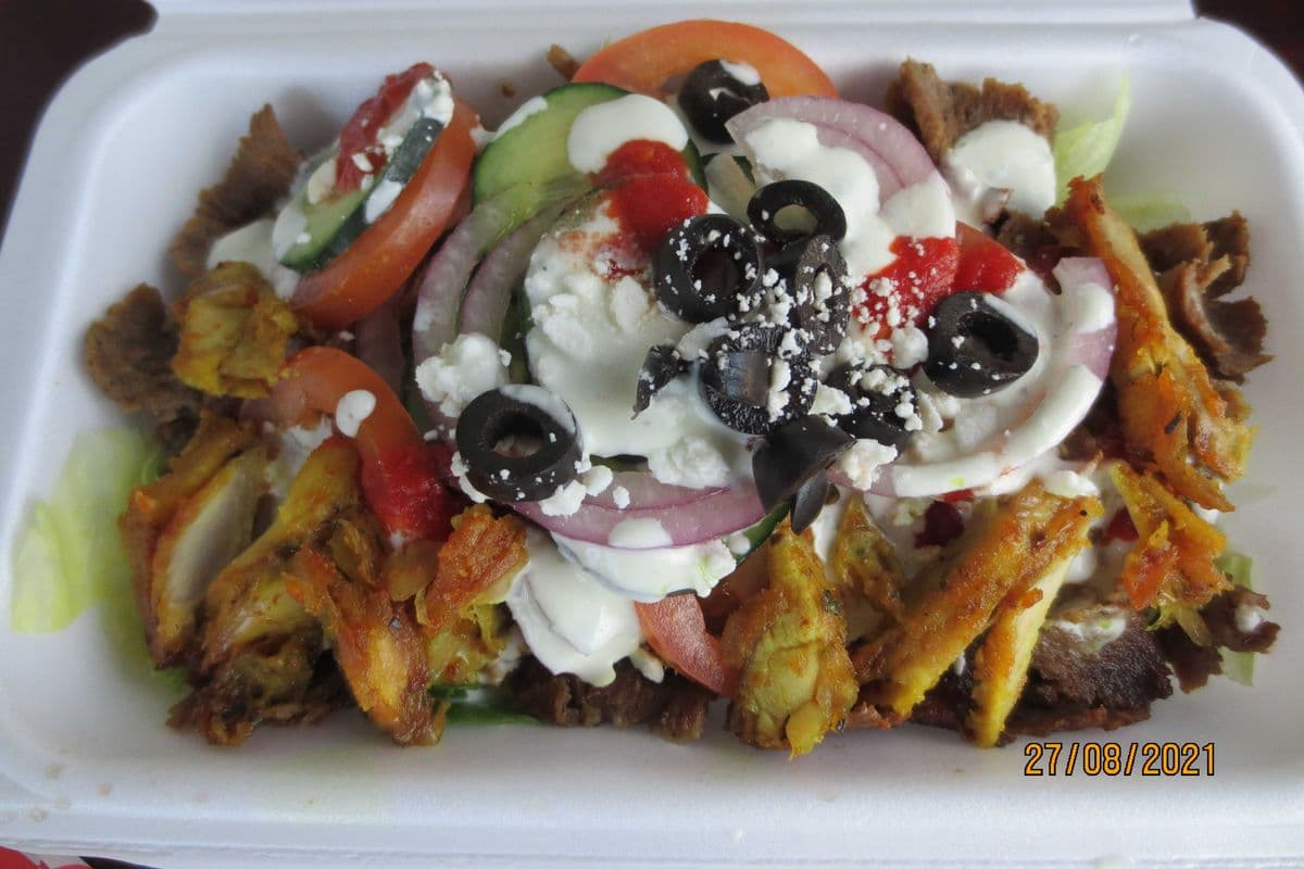 Salad and Meat