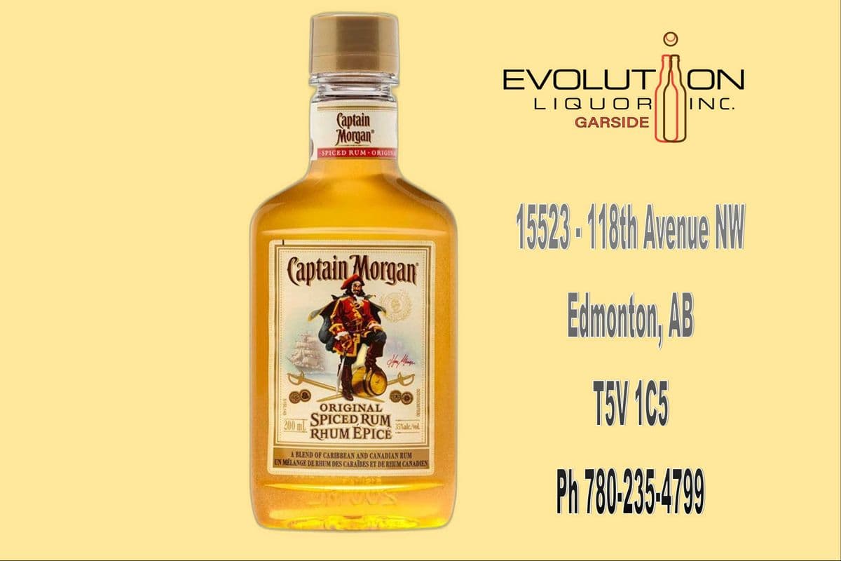 Captain Morgan Spiced Rum 0200P (1 x 200ml Plastic Bottle)