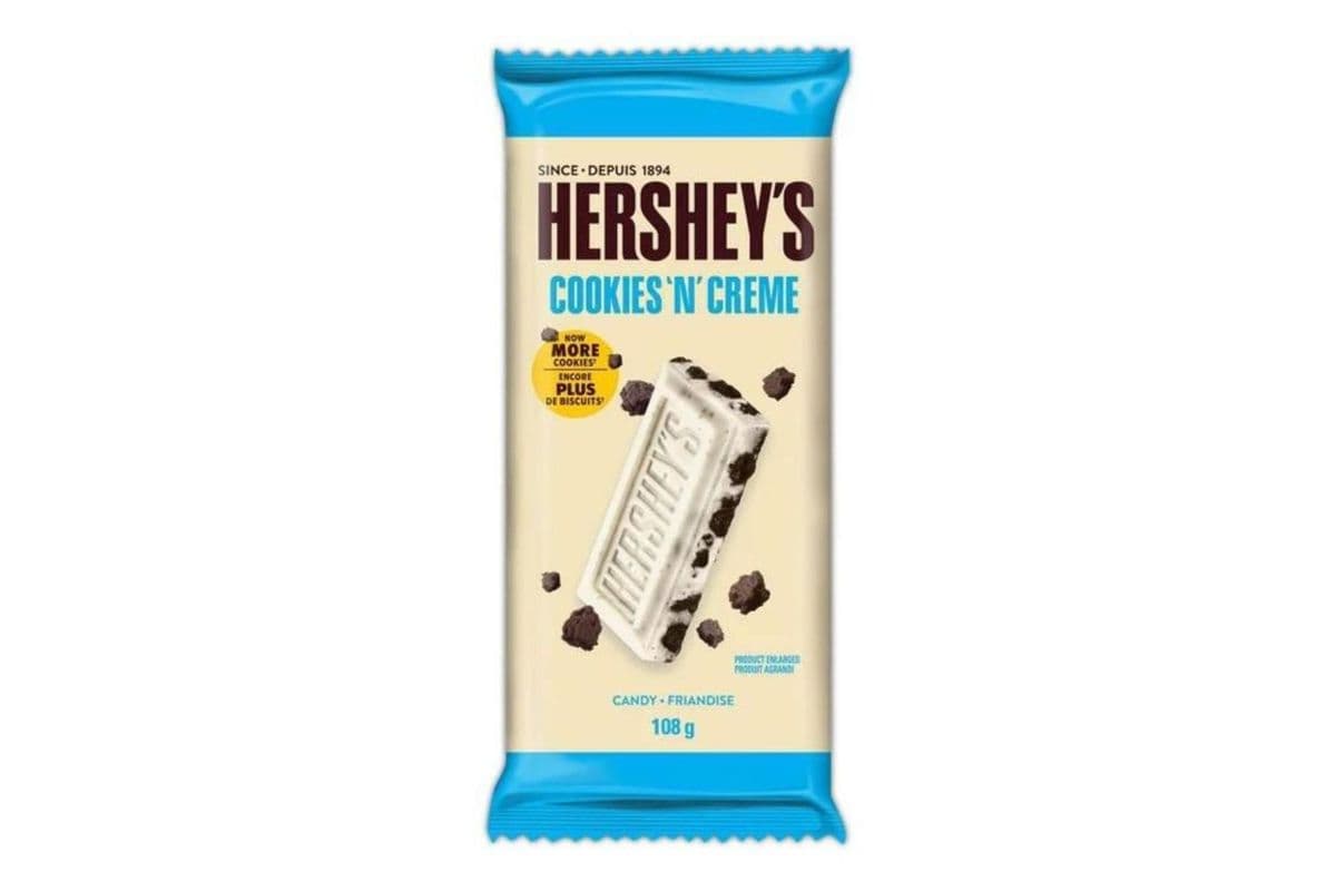 Hershey’s Cookies ‘N’ Creme Tablet Bar (108 g)
