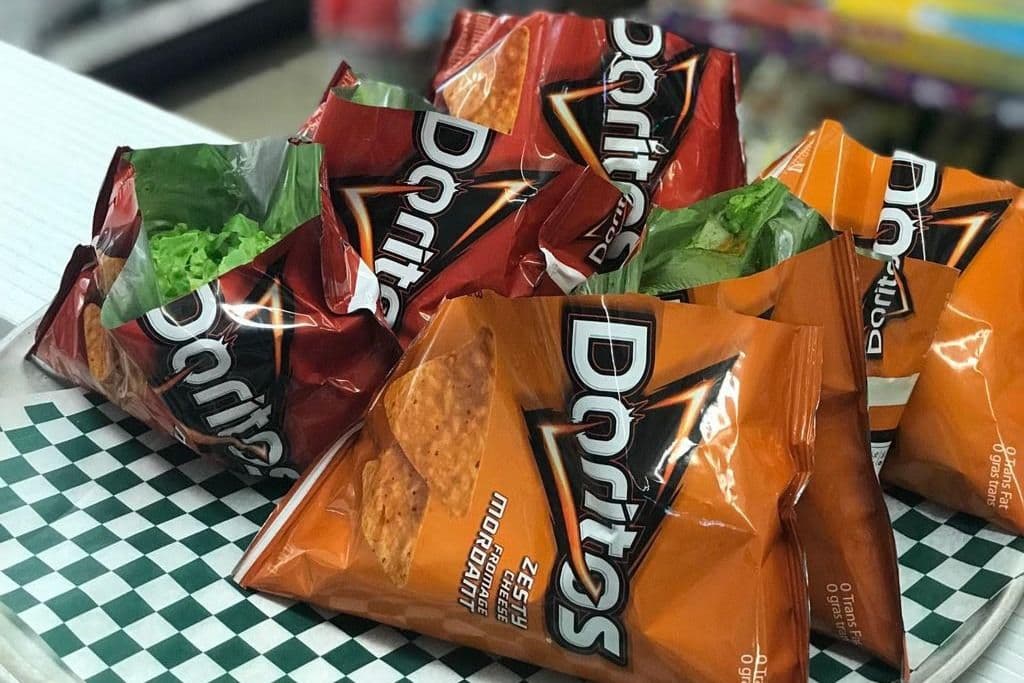 Taco in a Bag with Three Doritos Options