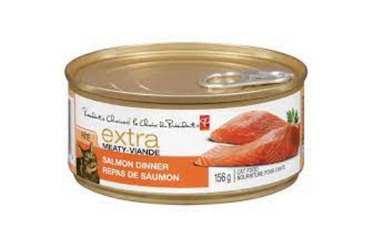 PC Extra Meaty Salmon Dinner Cat Food (156g)