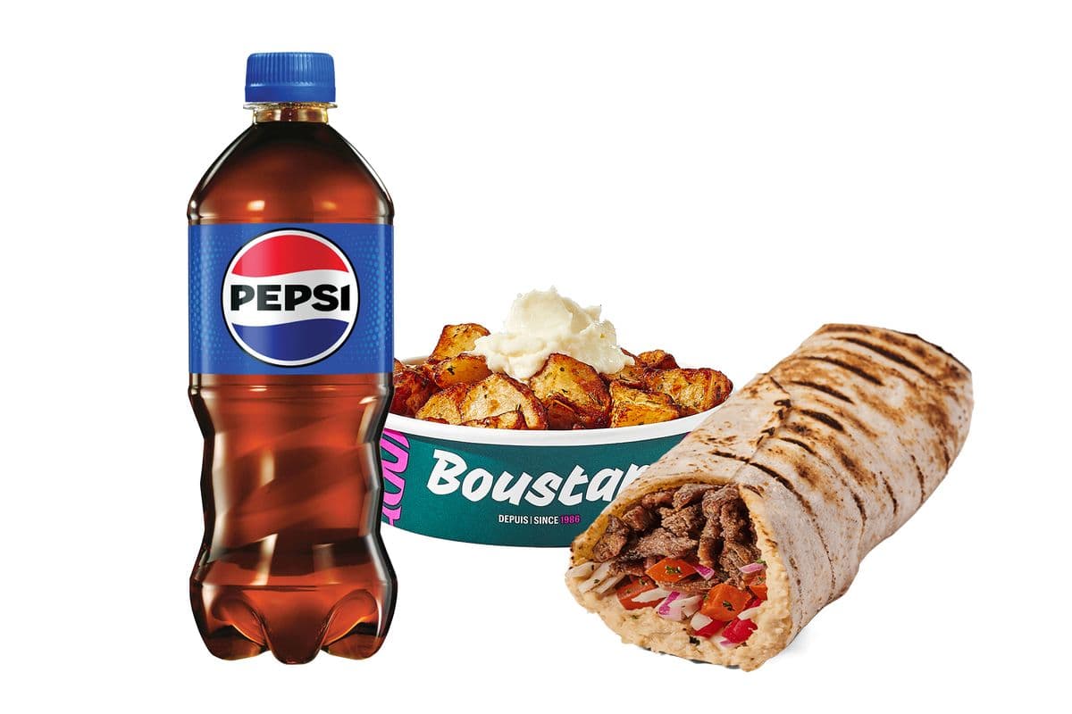 SAJ Beef Pita Combo