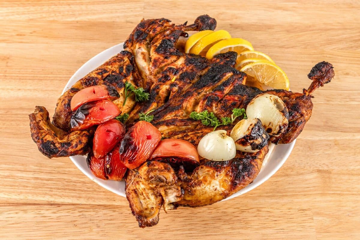 Whole Charcoal BBQ Chicken
