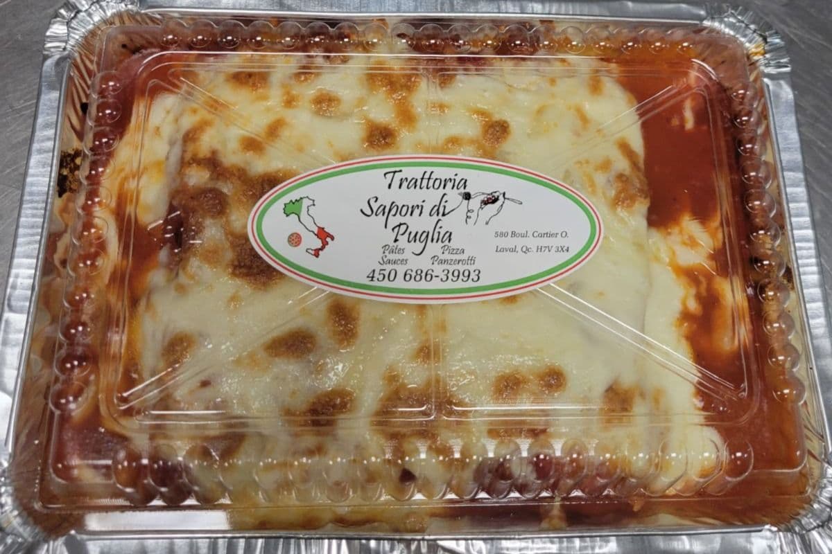 Lasagna ( PROMO!!!! ) GROS!!! Morceau BIG portion!!! ( HALAL DISP.)