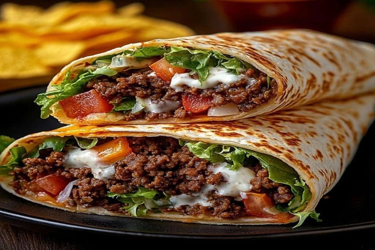 Roasted Beef Wrap (560 cal)