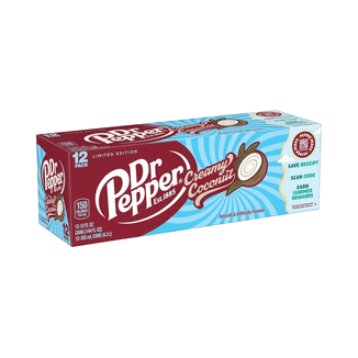 Dr Pepper Creamy Coconut 12-Pack (355ml) - USA
