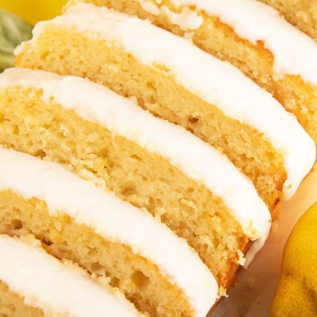 Zesty Lemon Bread Slice