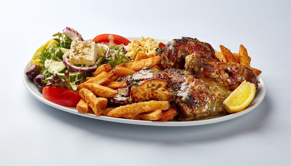 Plat de demi-poulet / Half-Chicken Plate