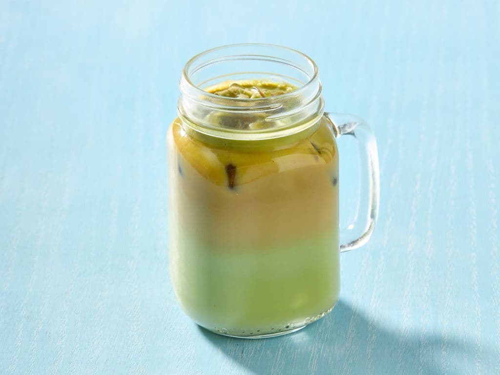 Iced Pistachio Cream Latte