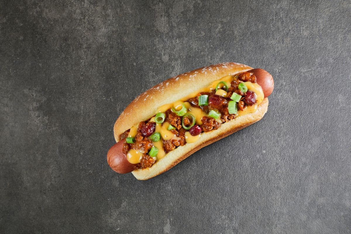 Beef Chili Cheese Loaded Dog