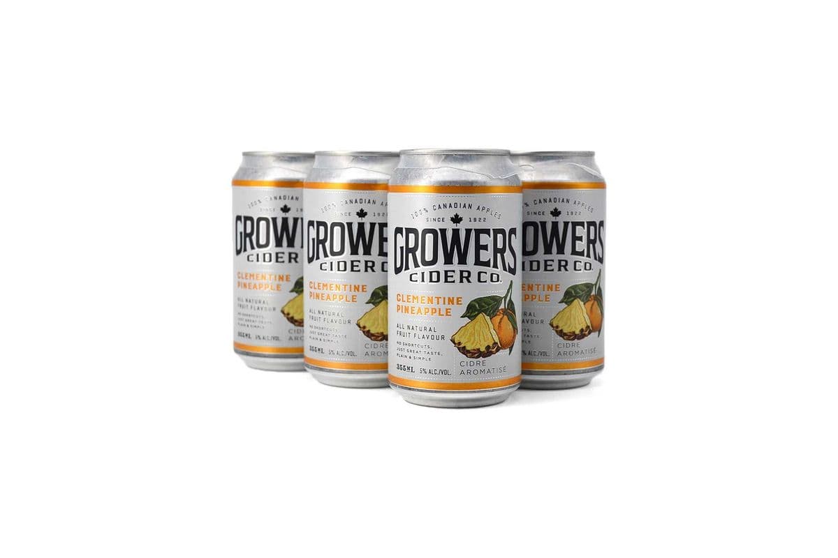 Growers Cider Clementine Pineapple (6-Pack)